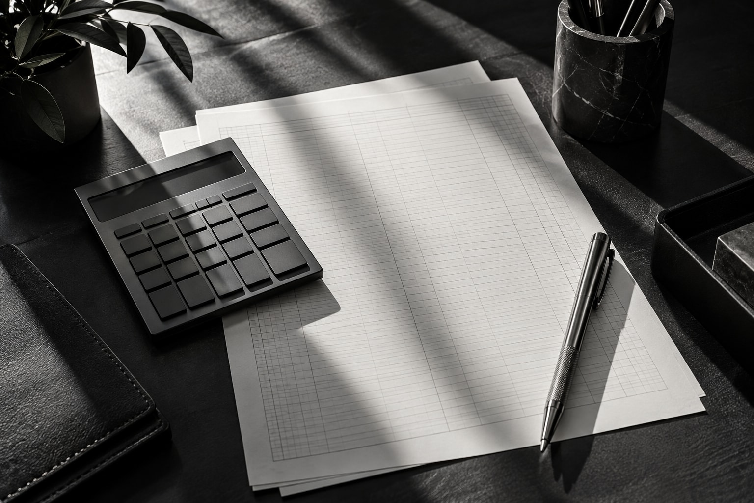 Accounting department setting